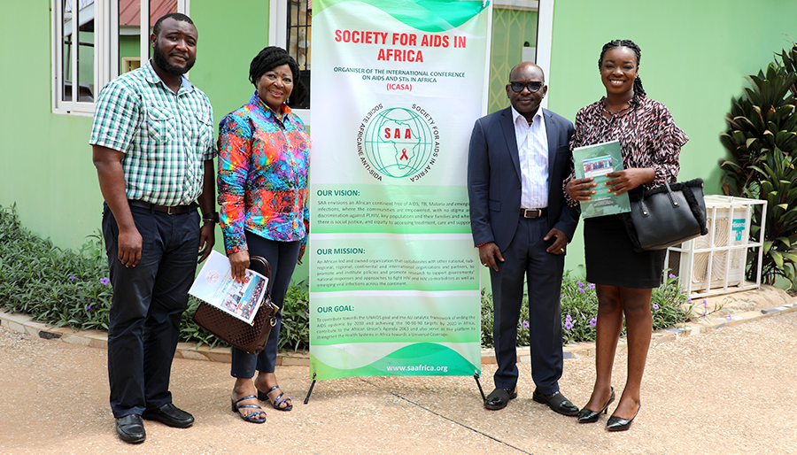 Hon. Dr. Bernice Heloo, president of Prolink Ghana visited the permanent secretariat of SAA