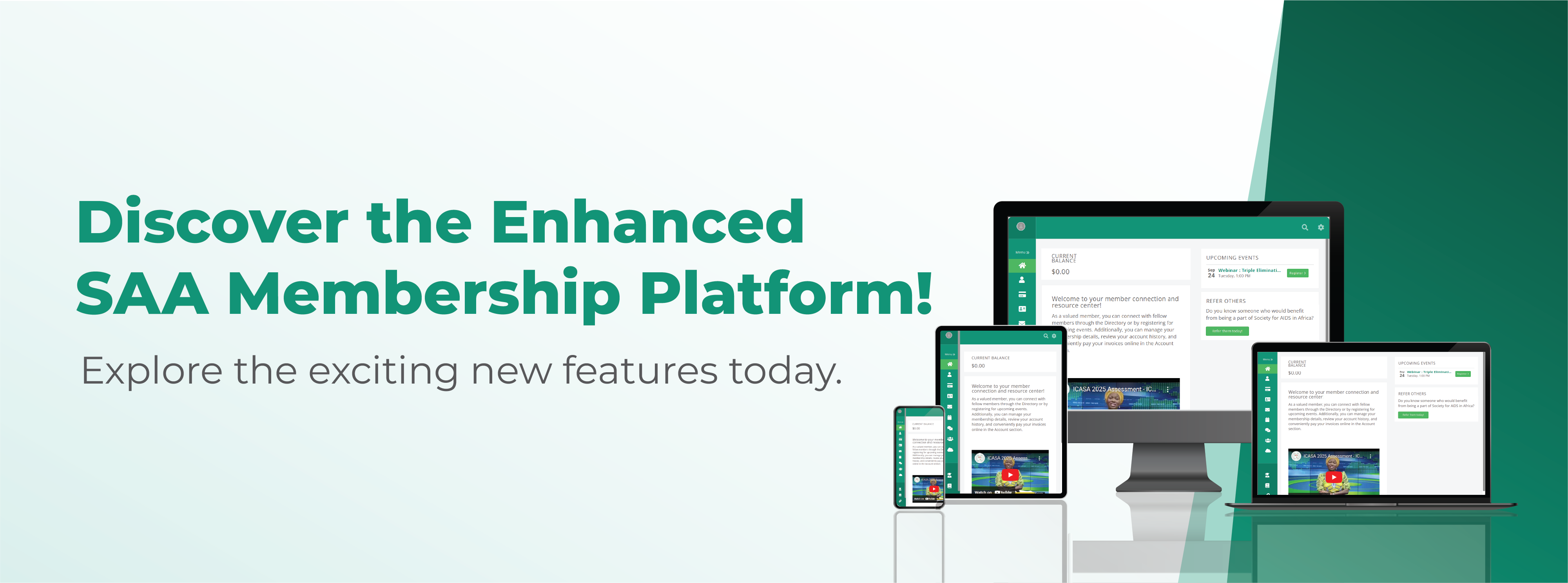 Discover the Enhanced SAA Membership Platform!